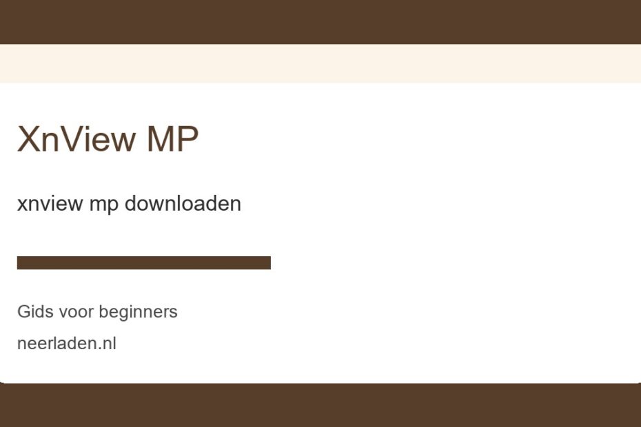 xnview mp downloaden voor beginners