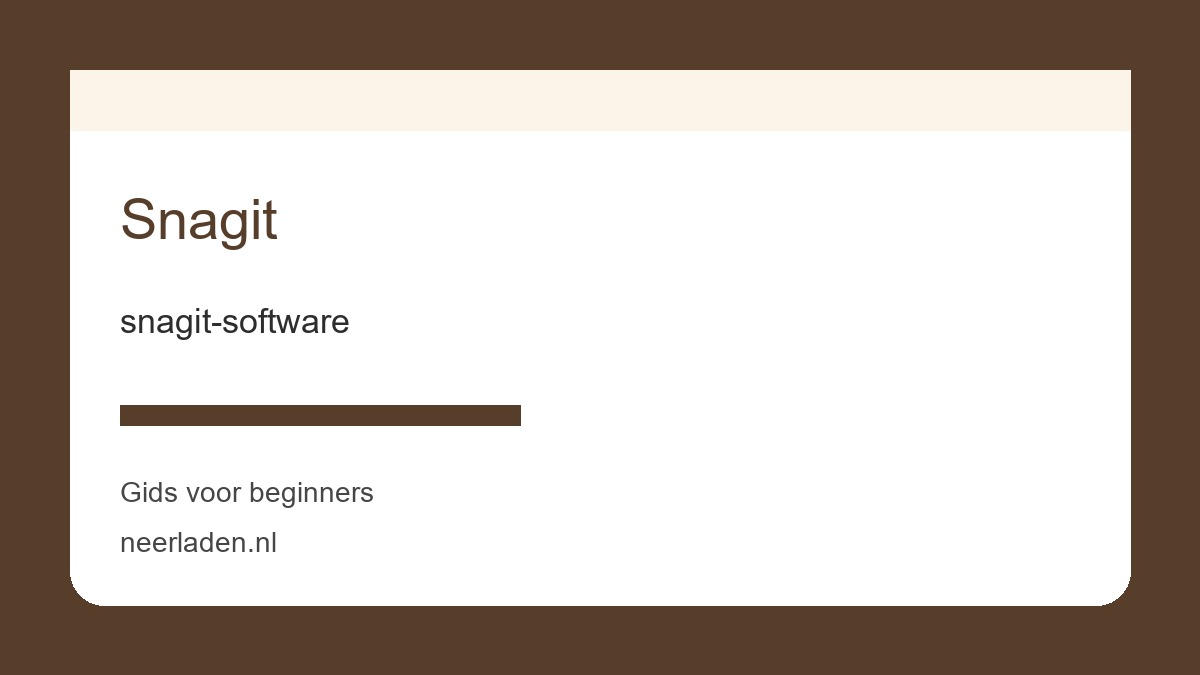 snagit-software voor makers en mediagebruikers