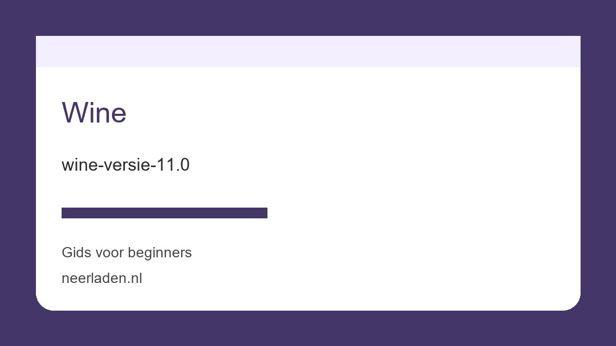 wine-versie-11.0 voor download- en softwaregebruikers
