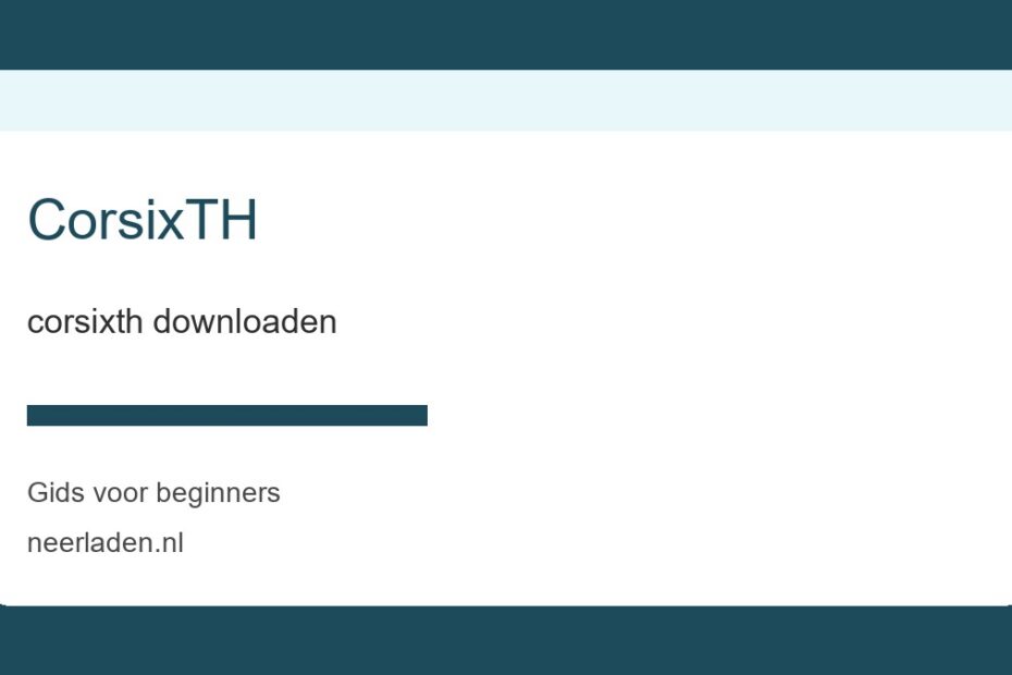 corsixth downloaden voor beginners