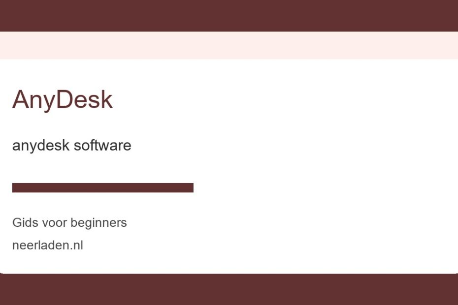 anydesk software voor beginners