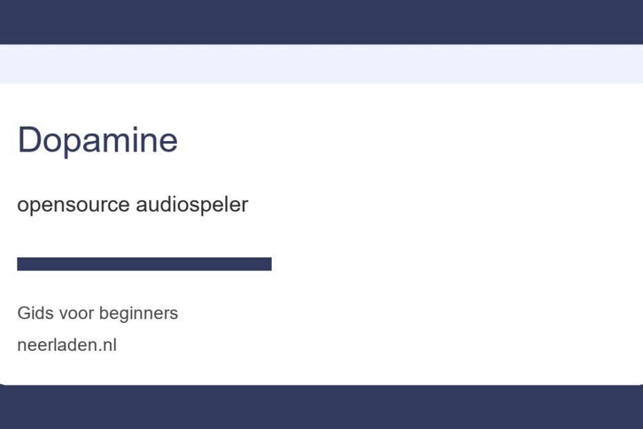 opensource audiospeler voor beginners