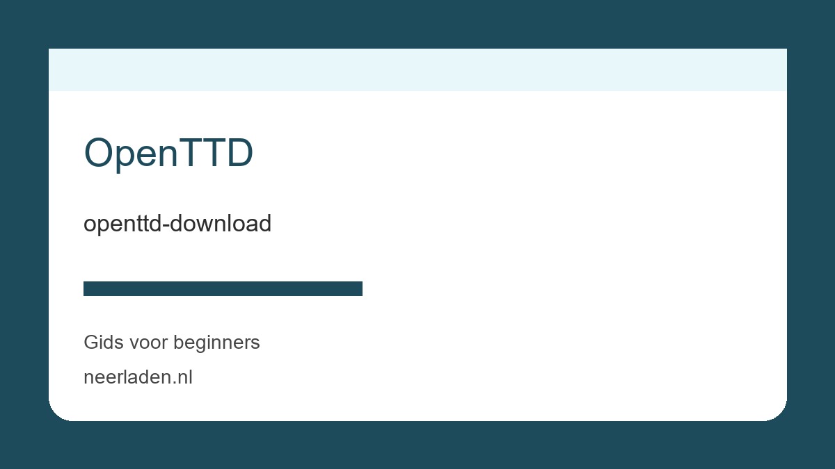 openttd-download voor download- en softwaregebruikers