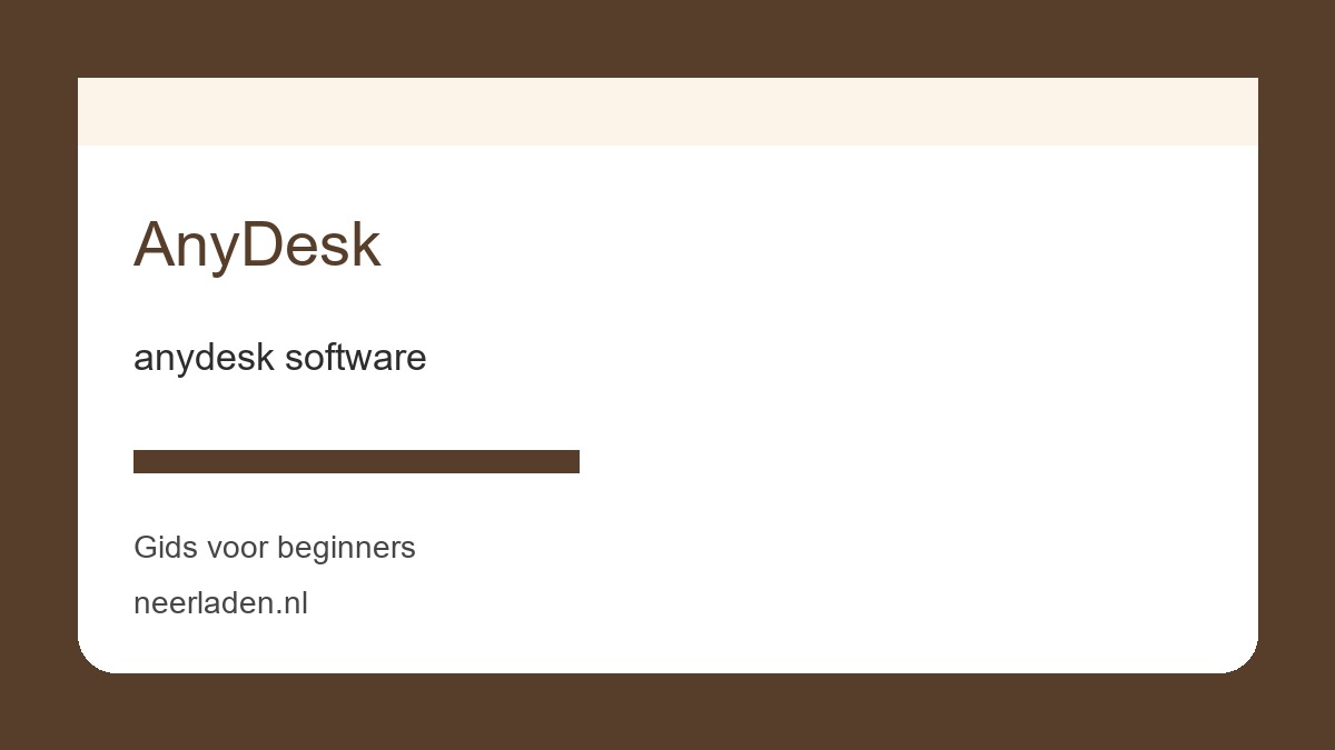 anydesk software voor praktische gebruikers