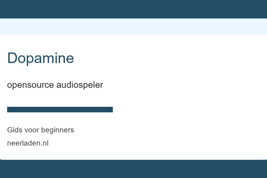 opensource audiospeler voor beginners