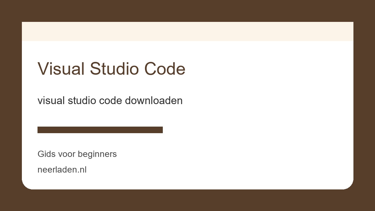 visual studio code downloaden voor ontwikkelaars en technische gebruikers