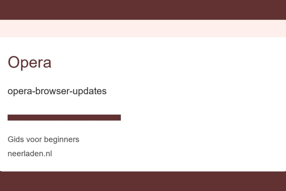 opera-browser-updates voor beginners